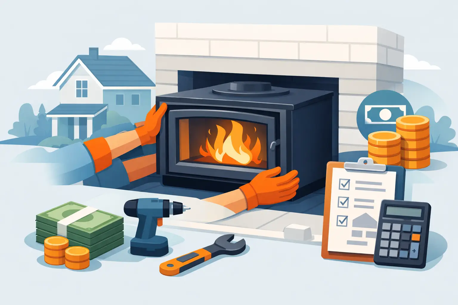 Wood Stove Insert Installation Cost Explained