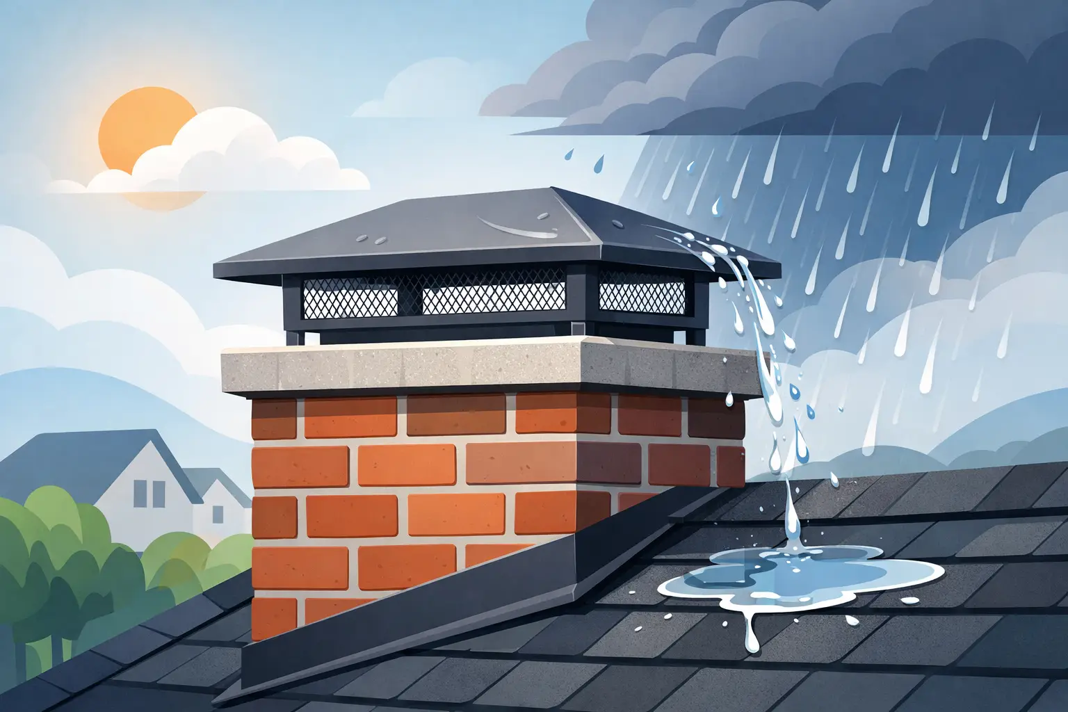 Chimney Cap Installation That Stops Water Damage