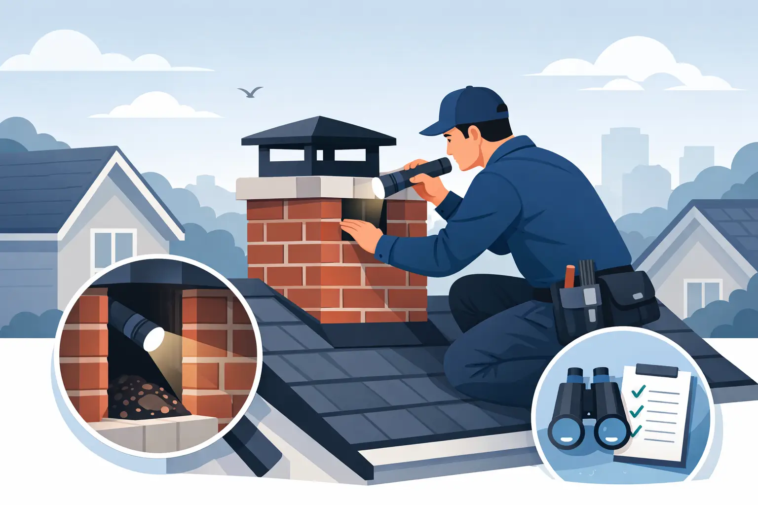 Chimney Inspection Level One: What It Covers