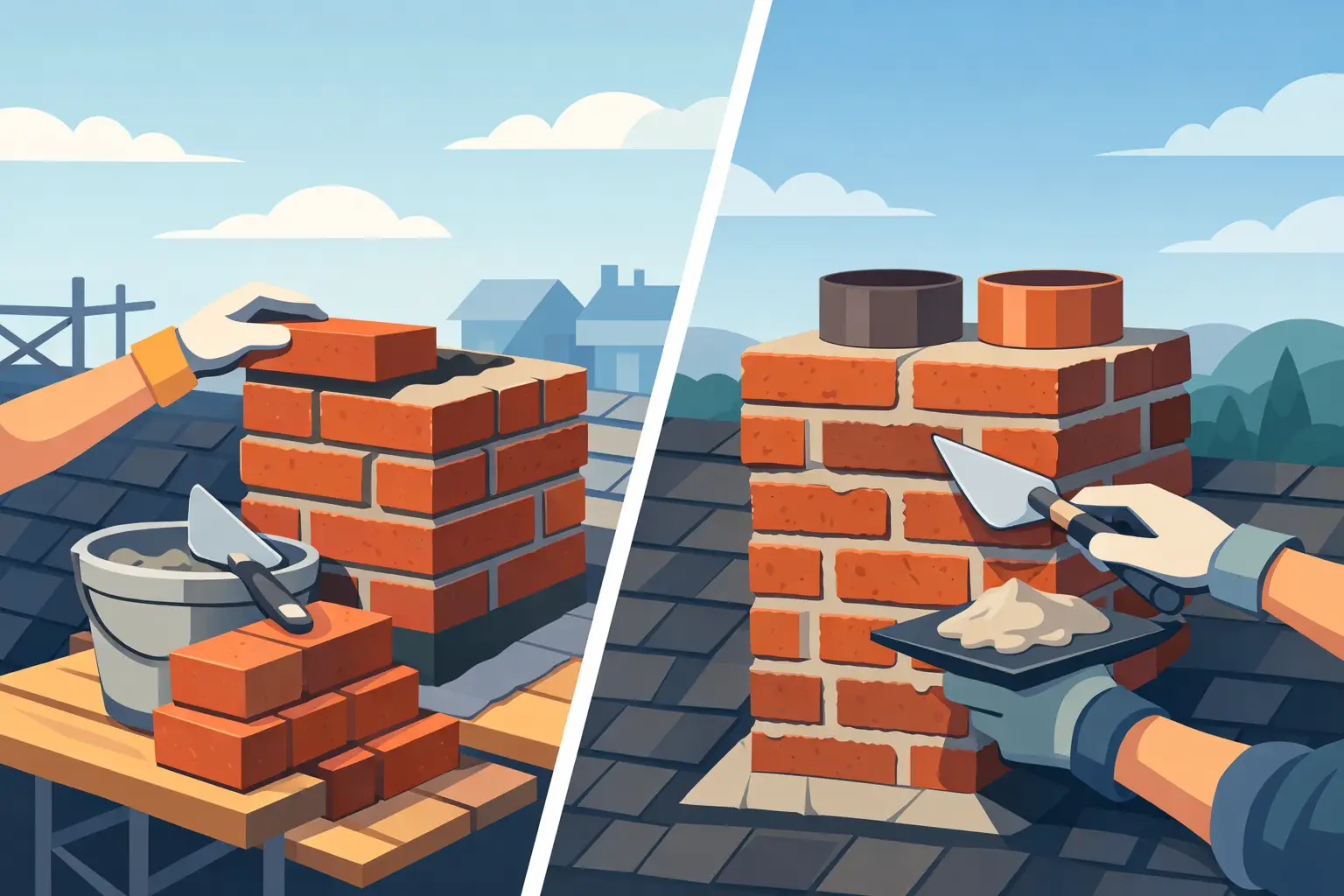 Chimney Rebuild Versus Repointing Explained