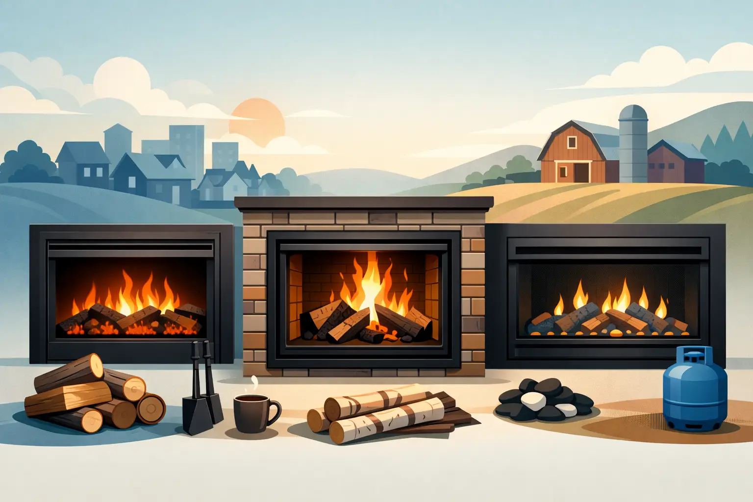 Fireplace Insert Comparison for Ohio Homes