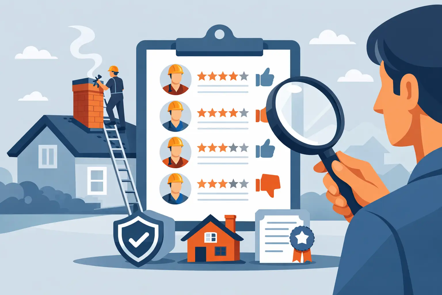 How to Read Chimney Contractor Ratings Well