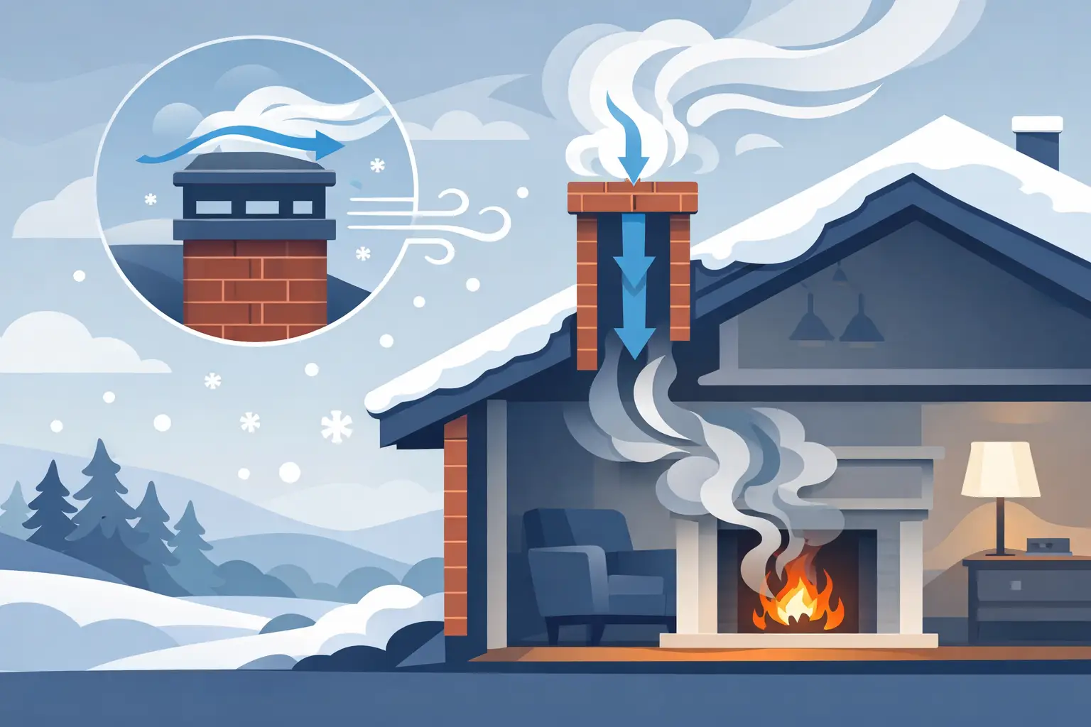 How to Stop Chimney Downdraft in Your Home