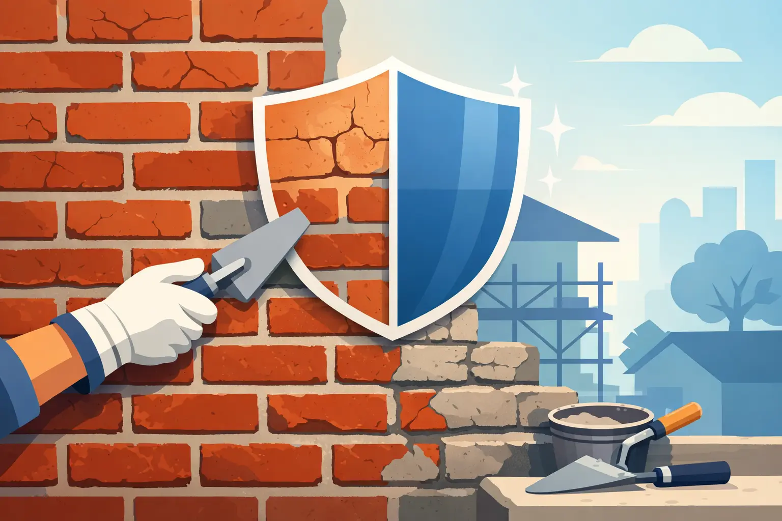 Masonry Repointing Protects Aging Brickwork