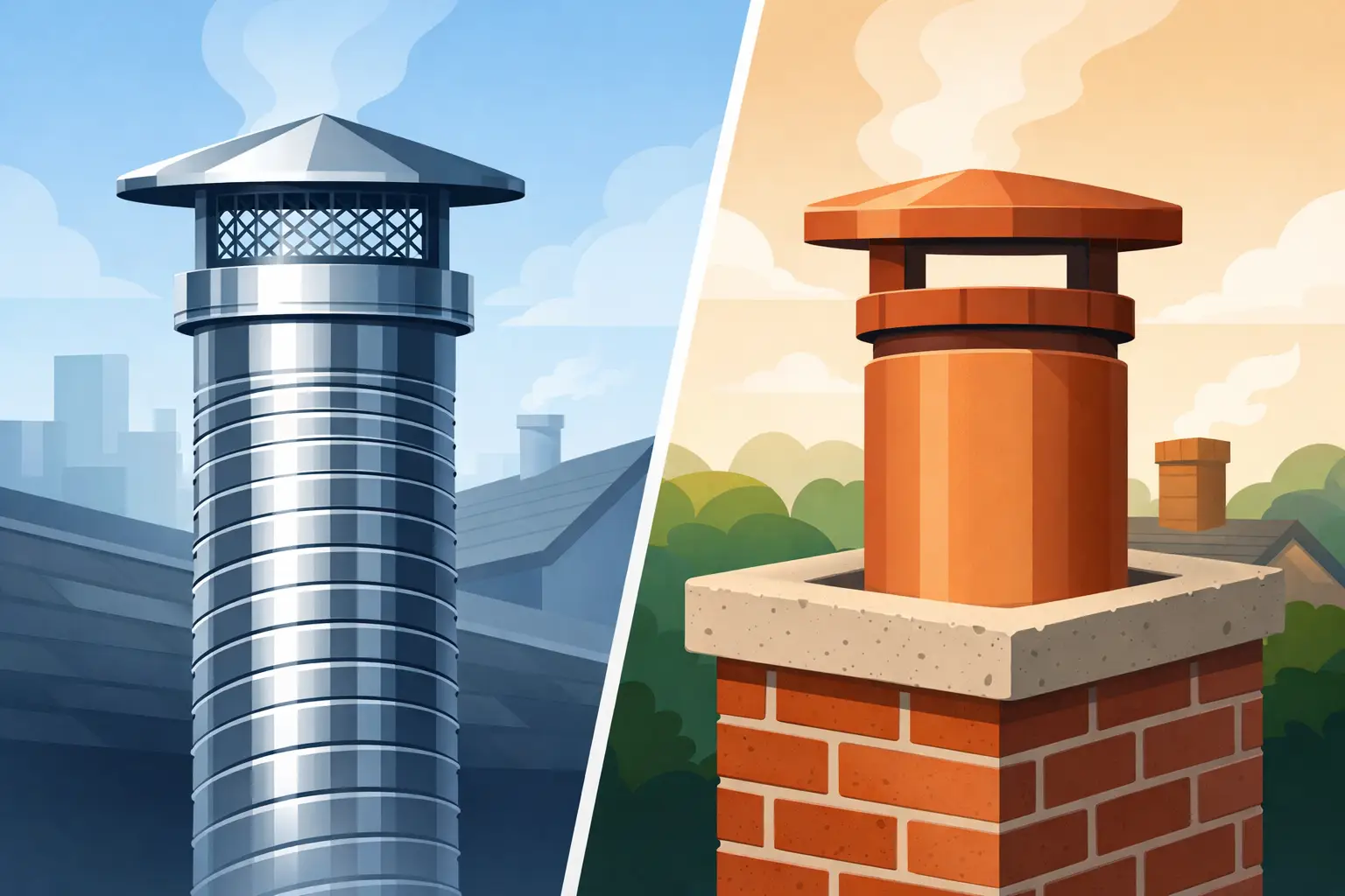 Stainless Steel Versus Clay Liners Compared