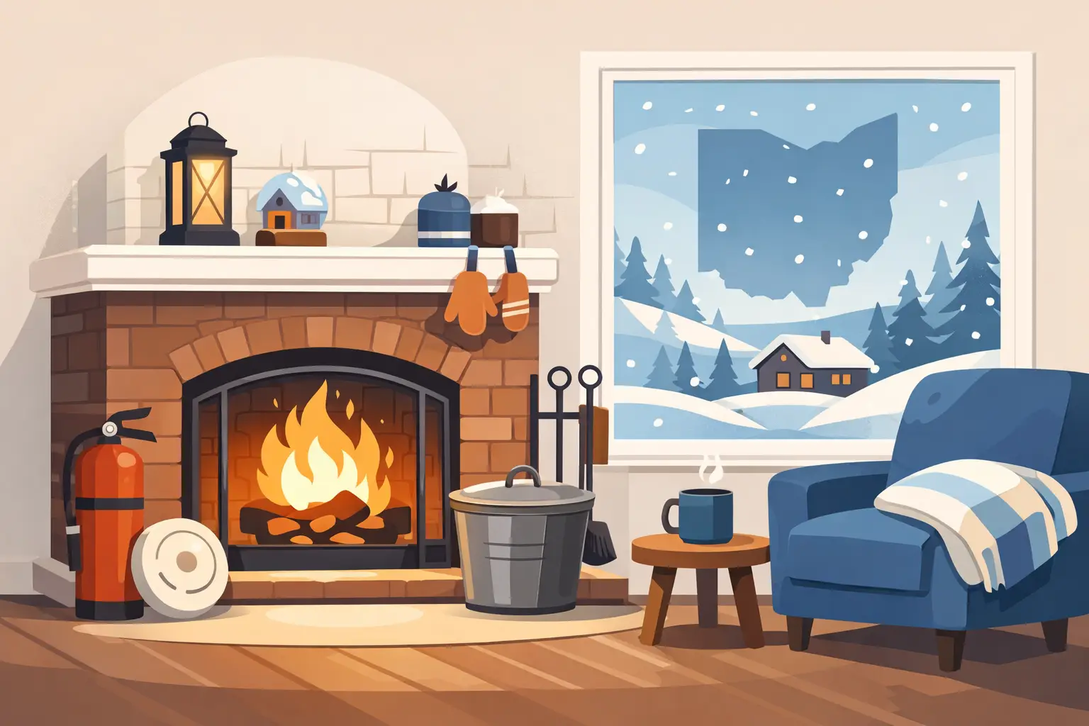 Winter Fireplace Safety Tips for Ohio Homes