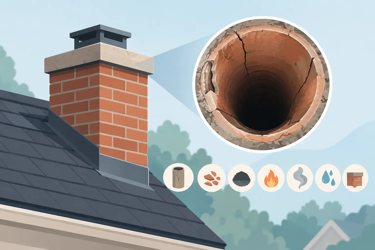 7 Damaged Flue Tile Symptoms to Take Seriously