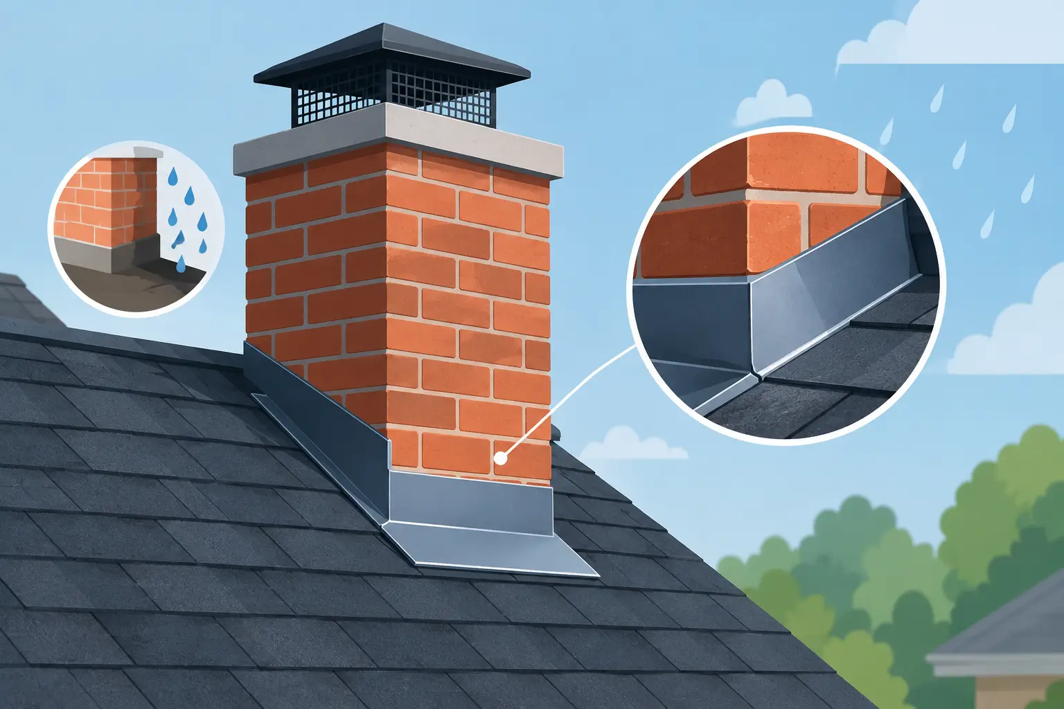 Does Flashing Stop Chimney Leaks? When It Helps